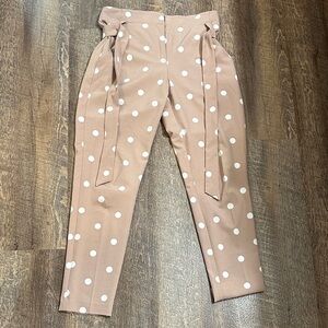Women’s New York and Co Polka Dot High-Waisted Pants